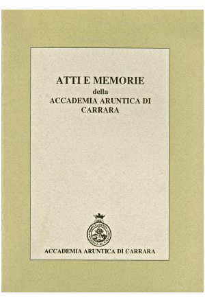 Atti e Memorie della Accademia Aruntica di Carrara