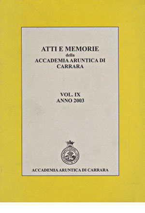 Atti e Memorie della Accademia Aruntica di Carrara