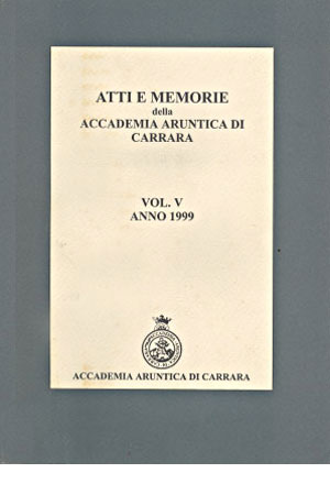 Atti e Memorie della Accademia Aruntica di Carrara