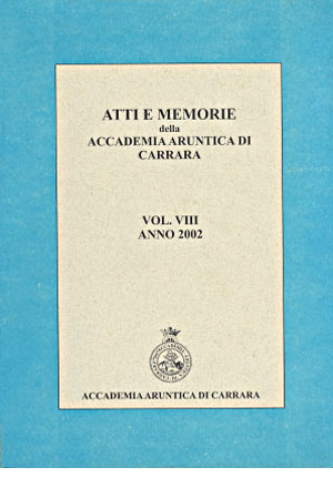 Atti e Memorie della Accademia Aruntica di Carrara