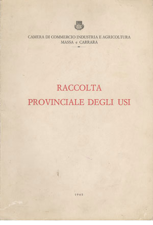 Raccolta provinciale degli usi